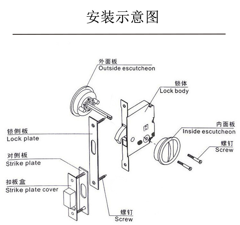 好色先生TV免费下载好色先生视频下载RSL-601BK 移门推拉圆形门锁